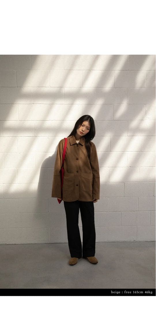 新品未使用 OHOTORO Henry Suede Jacket