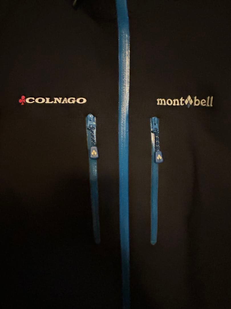 ※非売品！COLNAGOロゴ入りmontbell フード付きナイロンジャケットL