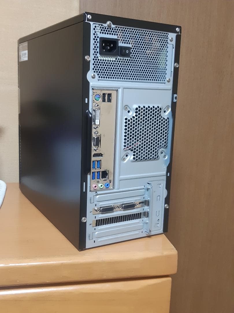 自作PC　RYZEN3 3100・8GB・128GB・GTX750Ti