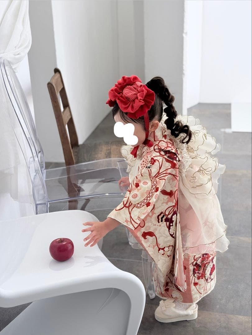 七五三 チュール被布