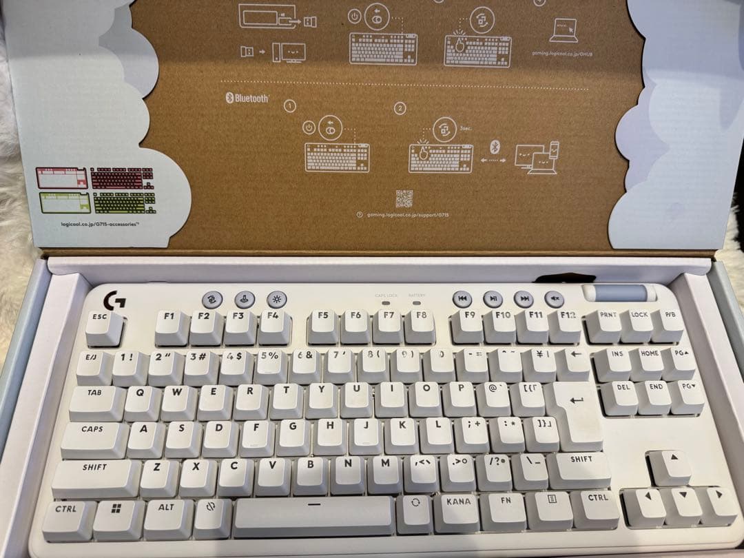 【動作確認済み】logicool G715 ワイヤレスゲーミングキーボードリニア