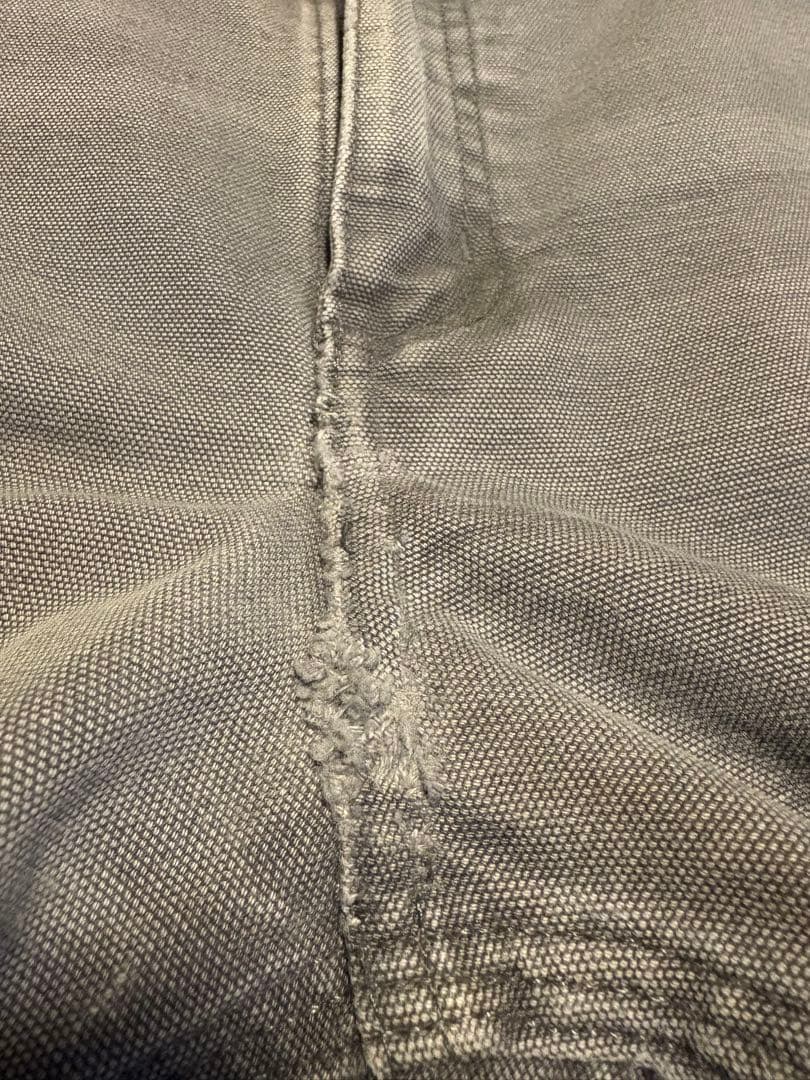 y*e様 Carhartt カーハート　ダブルニー　グレー　ボロフェード　w30