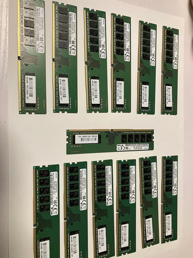 ECC メモリ 8GB×24 2666