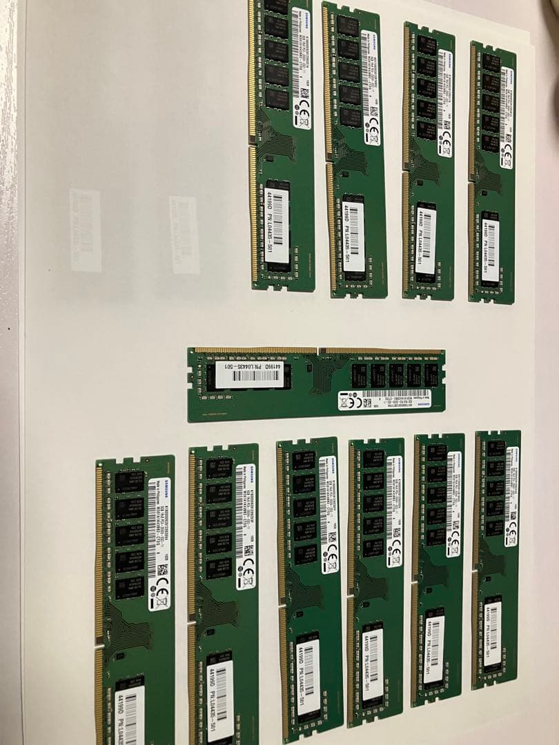 ECC メモリ 8GB×24 2666