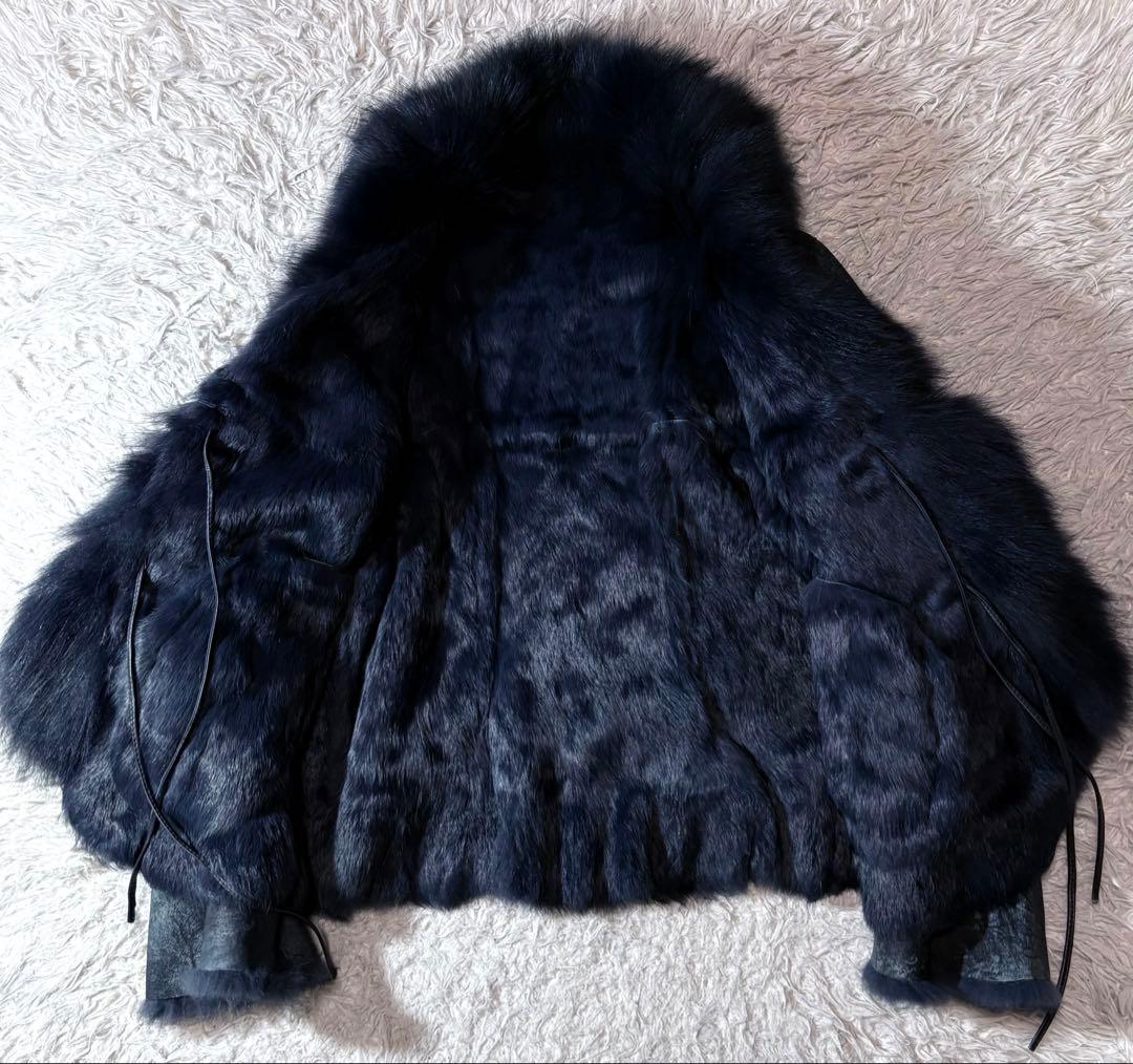 ジャケット・アウター fairy grunge far rabbit leather jacket