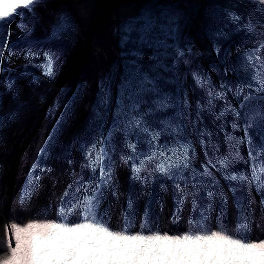 ジャケット・アウター fairy grunge far rabbit leather jacket