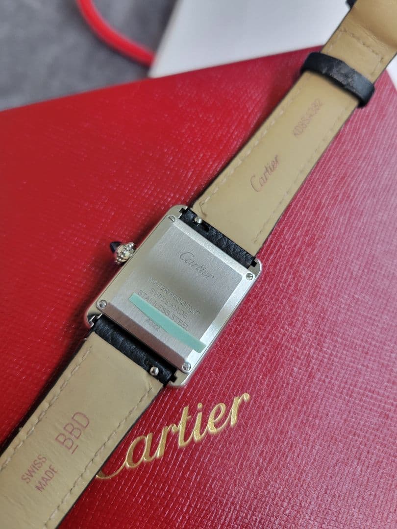 腕時計⌚CartierカルティエタンクマストSM　WSTA0042ハルカス購入☆
