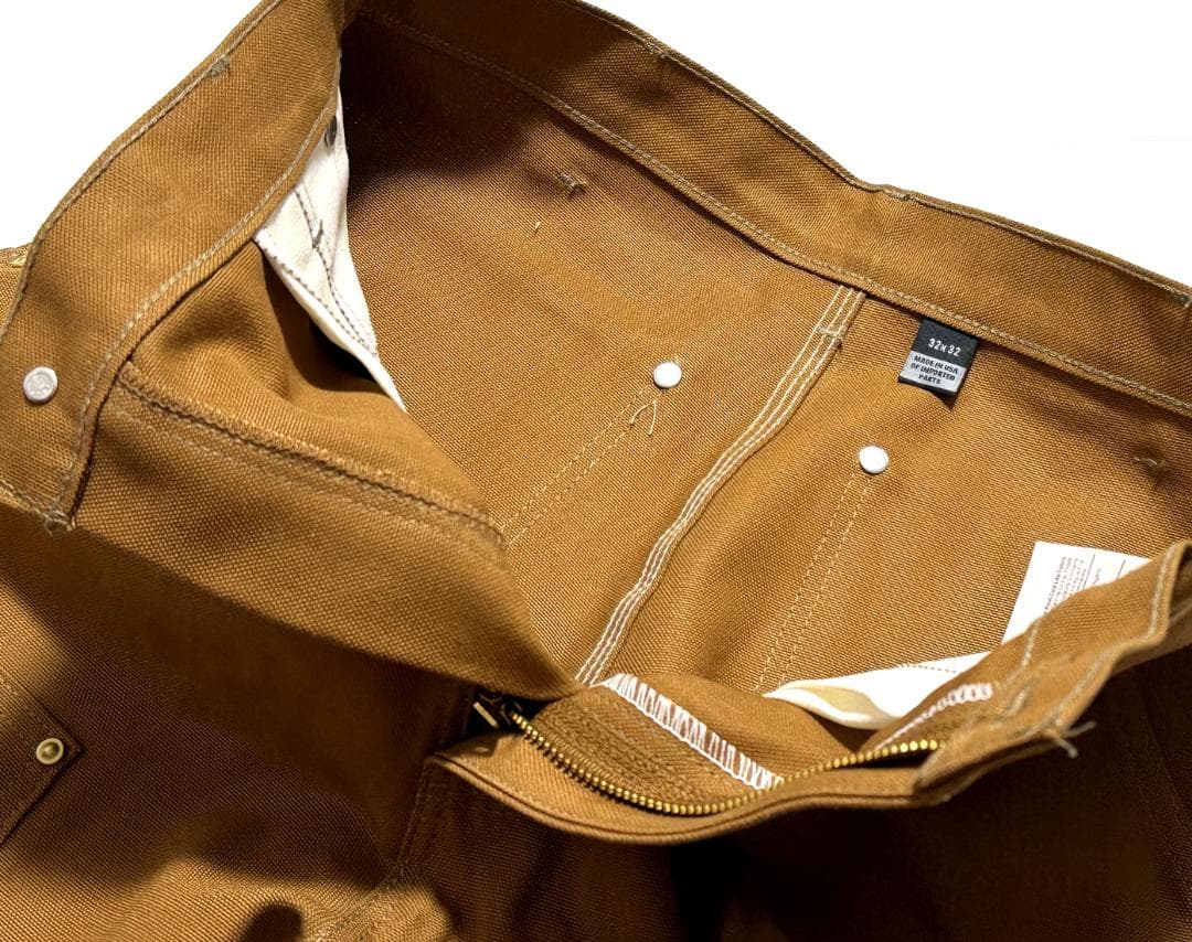 新品 カーハート 米国製 B01フィルムダック ダブルニー パンツ W32L32