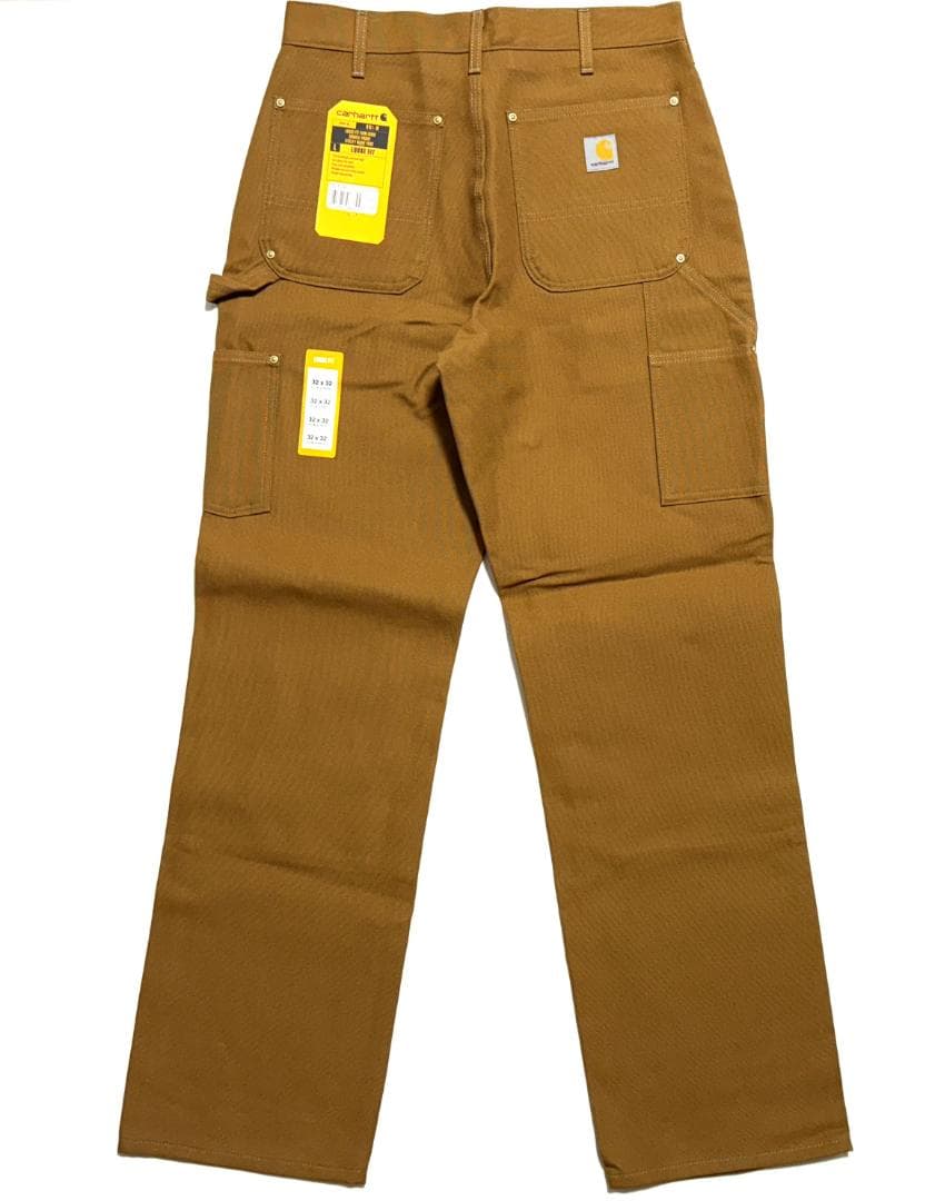 新品 カーハート 米国製 B01フィルムダック ダブルニー パンツ W32L32