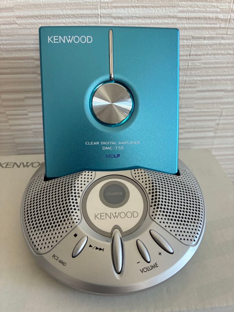 【美品・可動】KENWOOD ポータブルMDプレーヤー DMC-T55