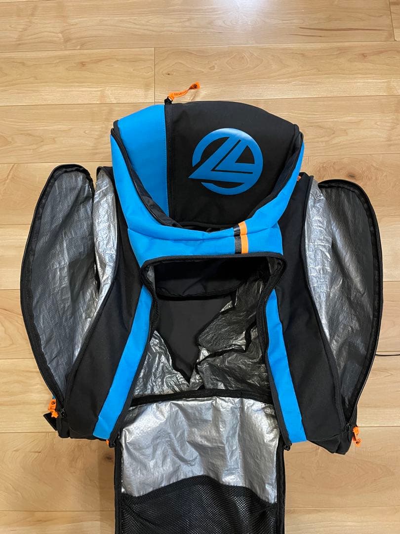 LANGE ブーツバッグ　大型リュック　遠征用　大容量 ブルー