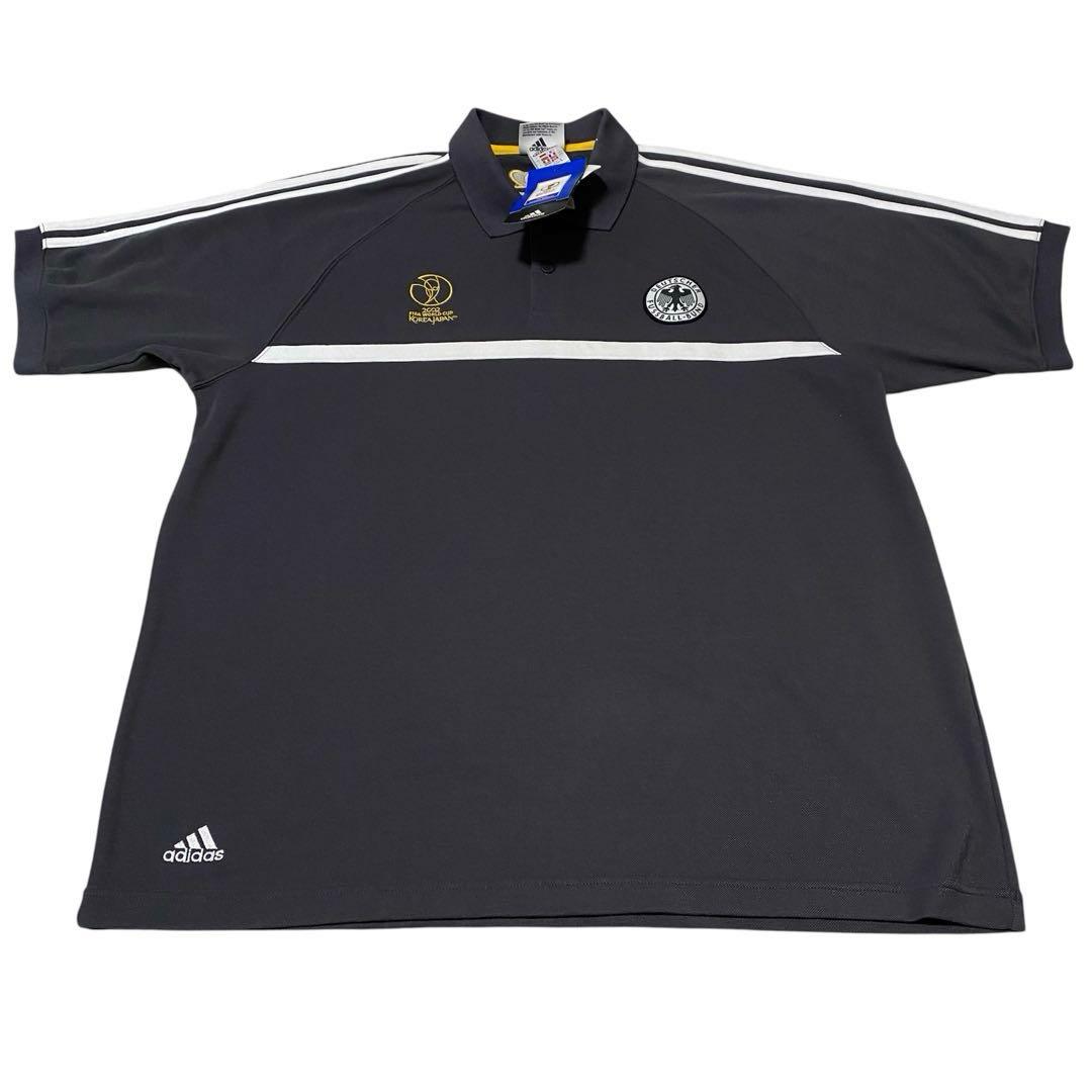 タグ付　adidas アディダス　ドイツ代表　日韓W杯　ポロシャツ　ビッグサイズ