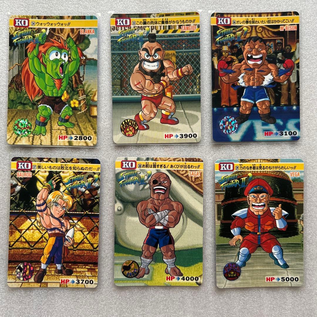 【希少美品】ストリートファイターⅡ 'カードダス パート2 全42種 コンプ