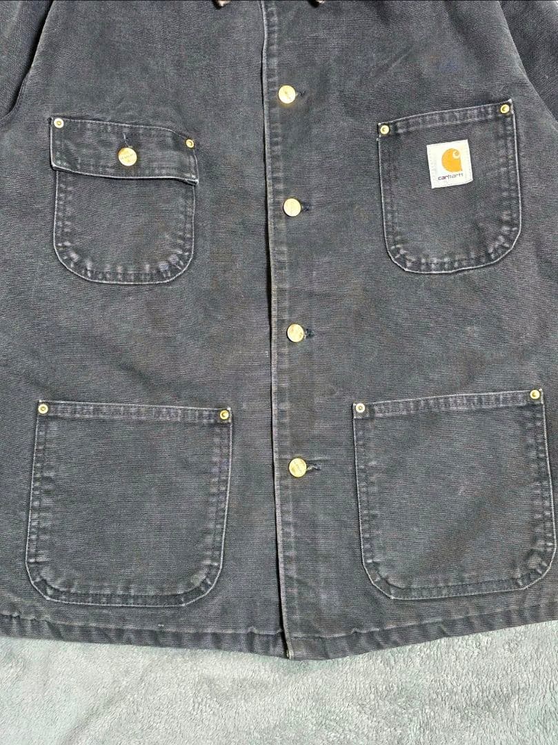 USA製 90s カーハート ミシガンチョアコート CB105 40 BLK