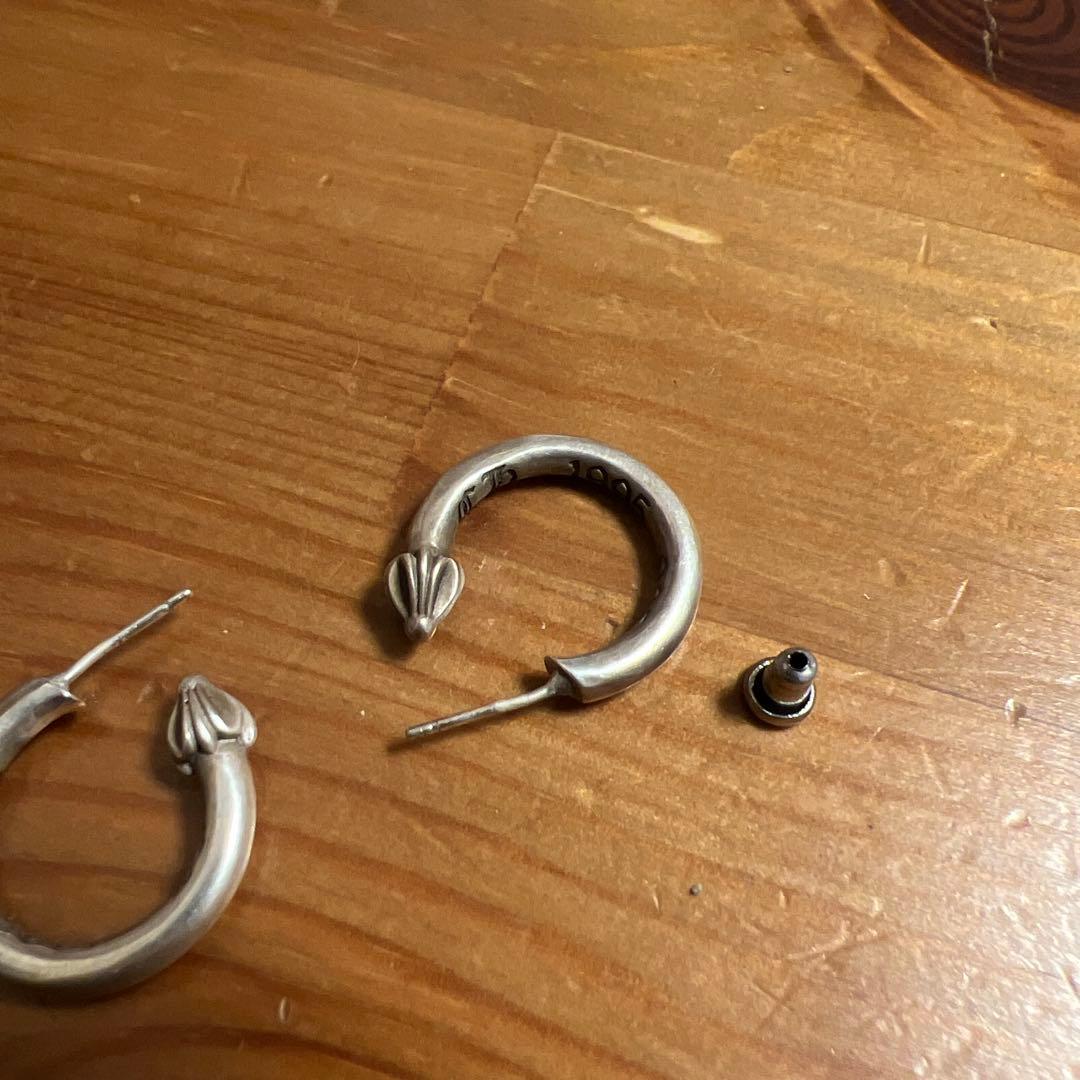 silver925 フープピアス