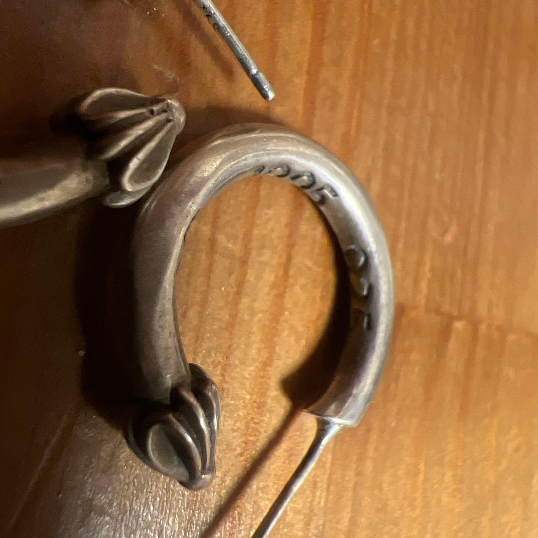 silver925 フープピアス