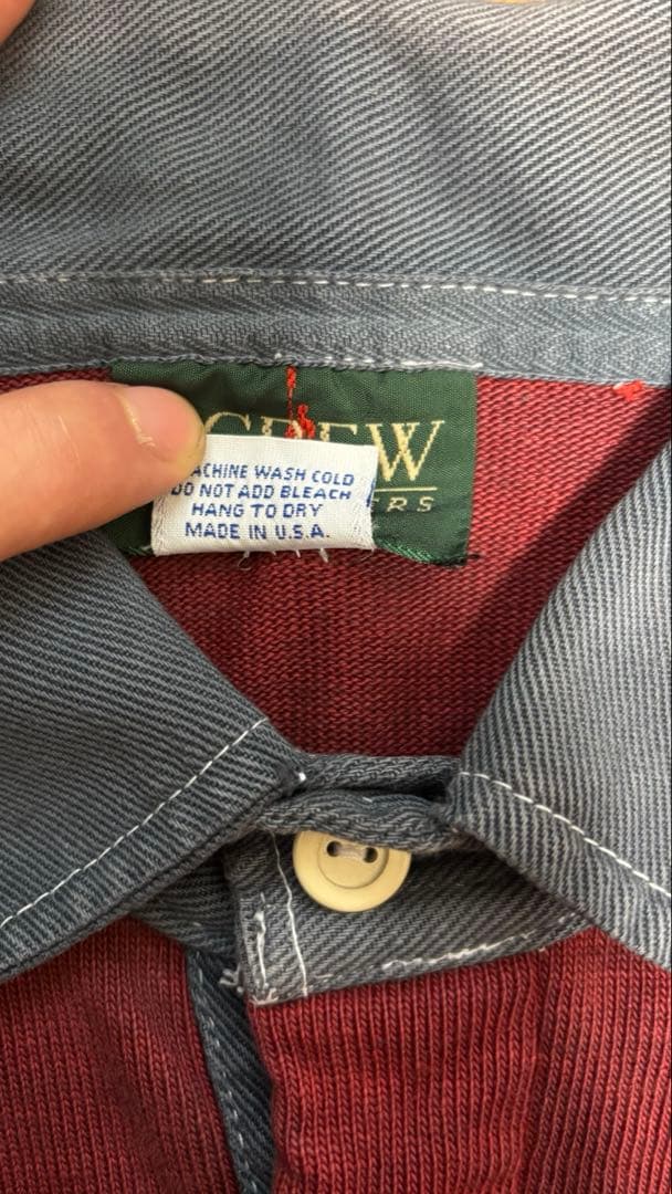 90s J.crew outfitters ラガーシャツ