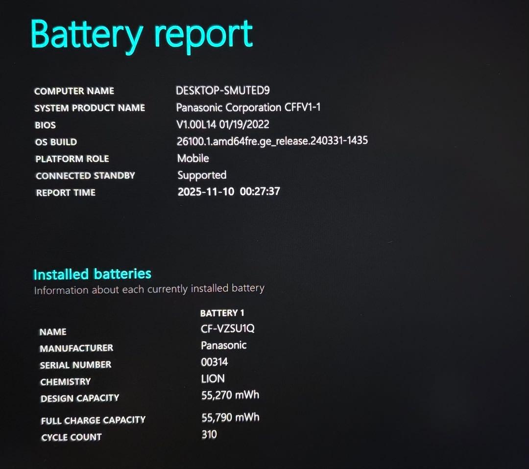 レッツノートCF-FV1/i5/16G/SSD512GB③Office2024