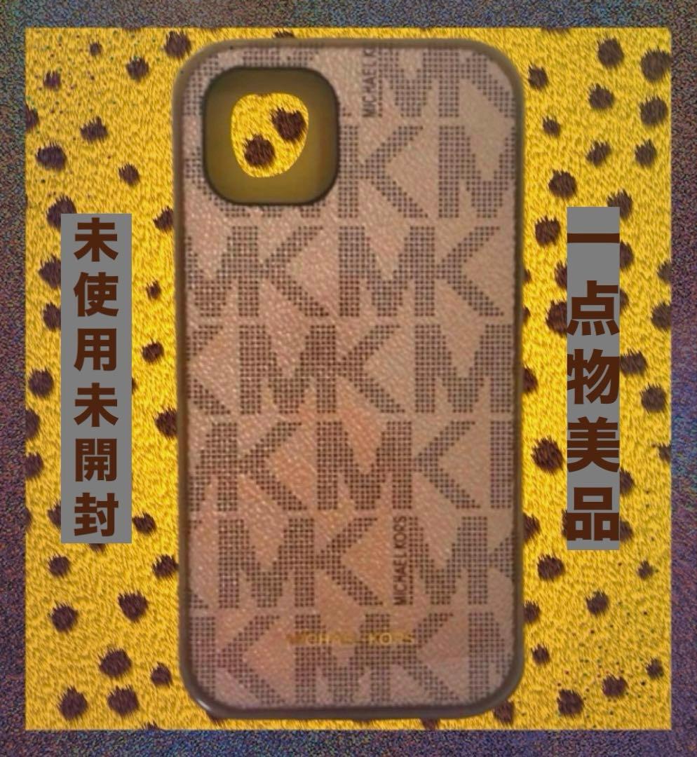 未使用 美品 ブランド品マイケルコース iPhone13 対応 ローズ ロゴ