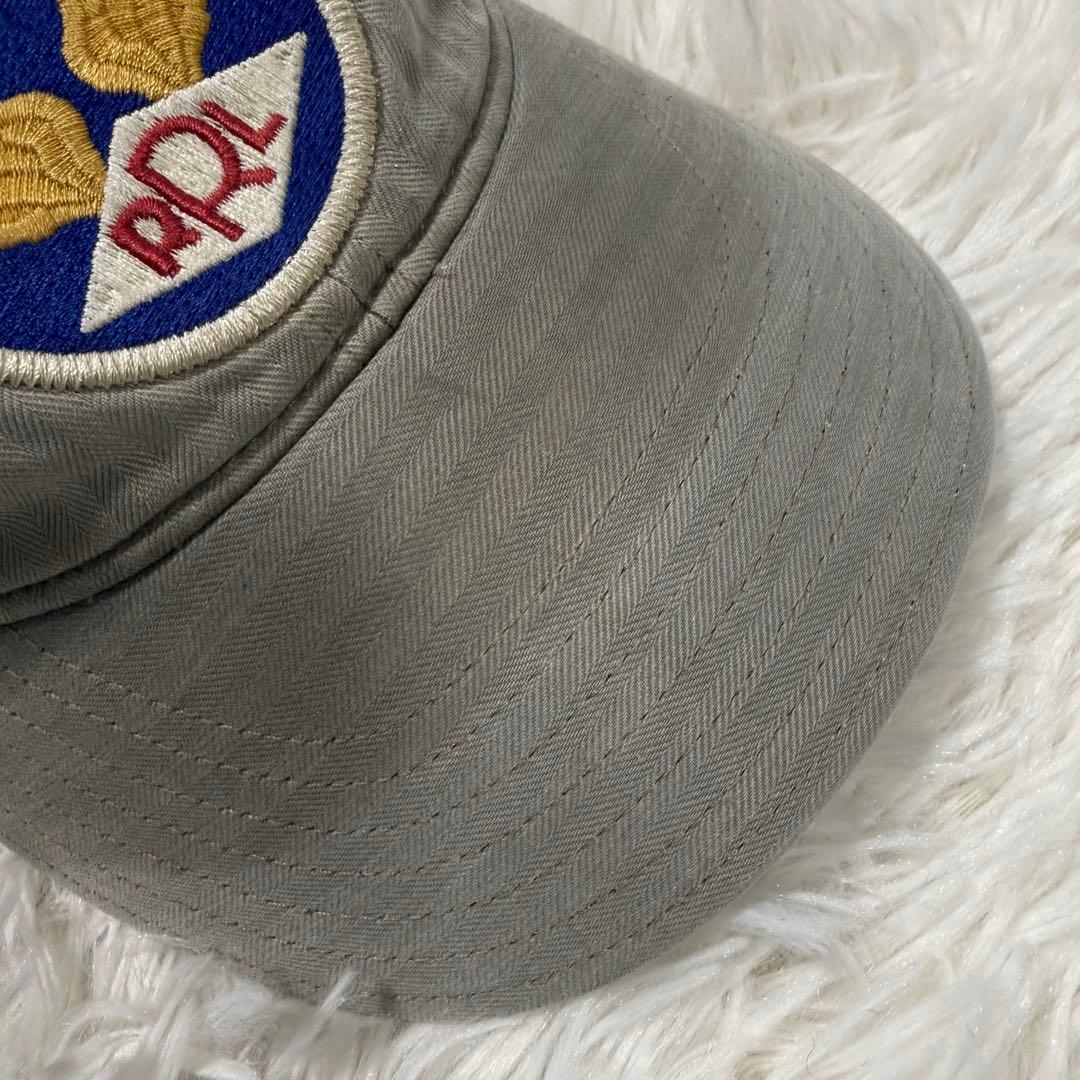 RRL ダブルアールエル ウイングロゴ ボールキャップ ヘリンボーン 刺繍