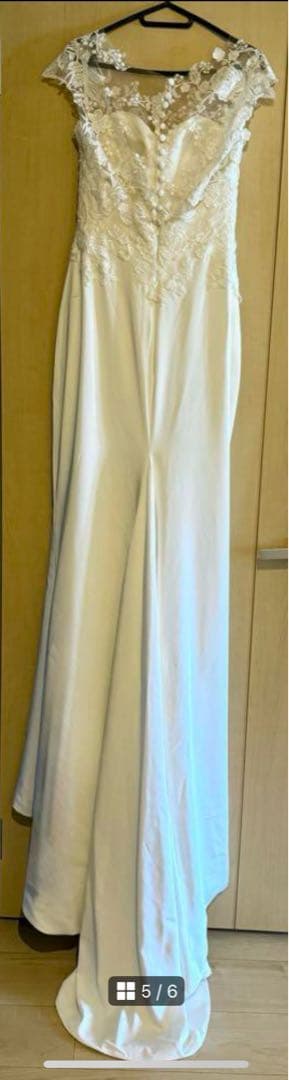 dress production 花柄刺繍 ソフトマーメイドドレス 結婚式ドレス