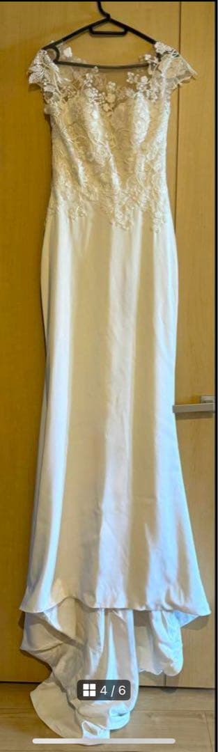 dress production 花柄刺繍 ソフトマーメイドドレス 結婚式ドレス