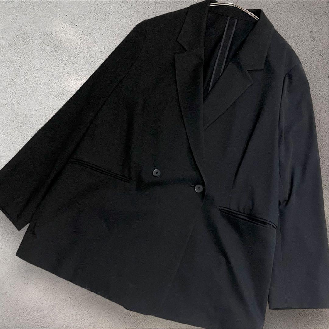 【クリーニング済み】現行✨23区　ライトクロス ジャケット　大きいサイズ　48