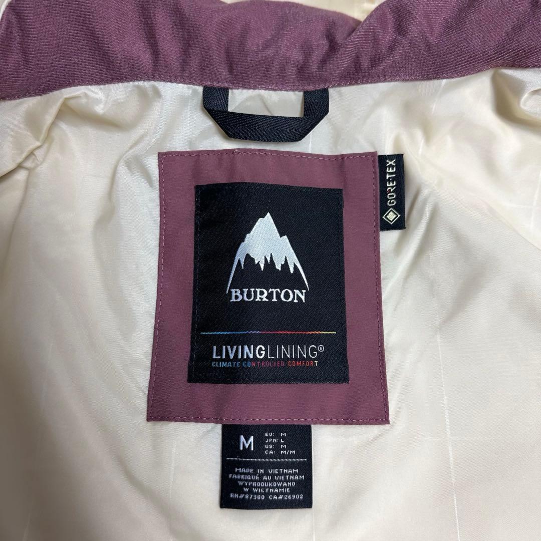BURTON LIVING LINING ゴアテックスジャケット M ピンク