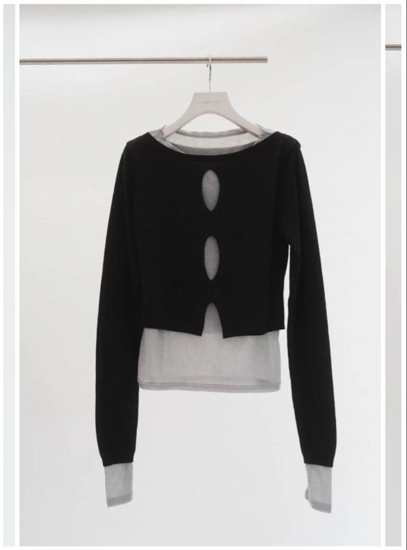 トップス knuth marf layered color tops