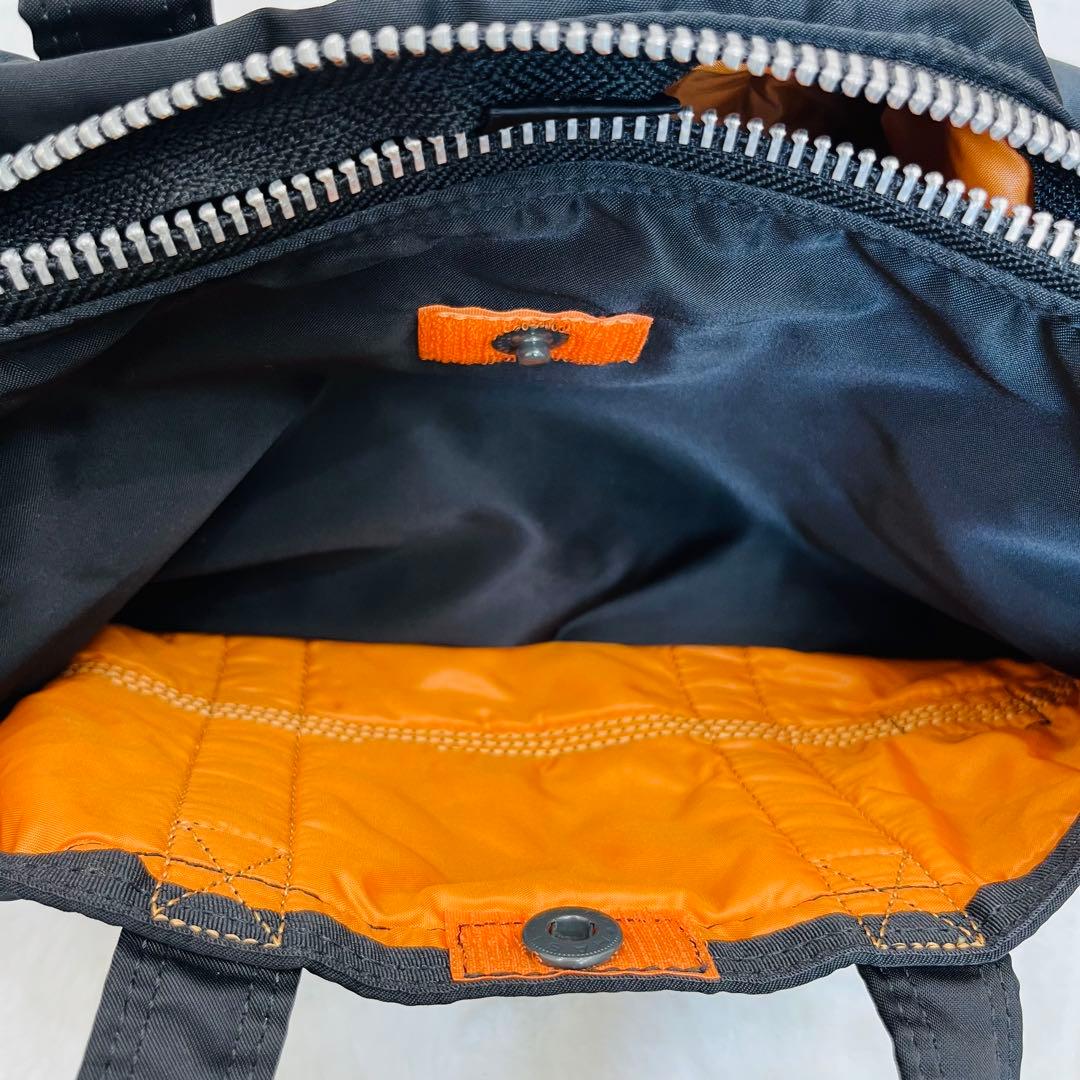 【美品】ポータータンカー ダッフル ミニボストンバッグSサイズ 黒