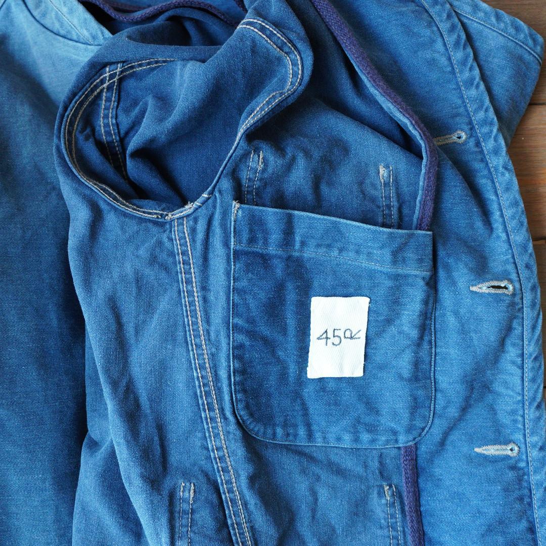 45rpm　デニムブルゾン　ヴィンテージ加工　b4