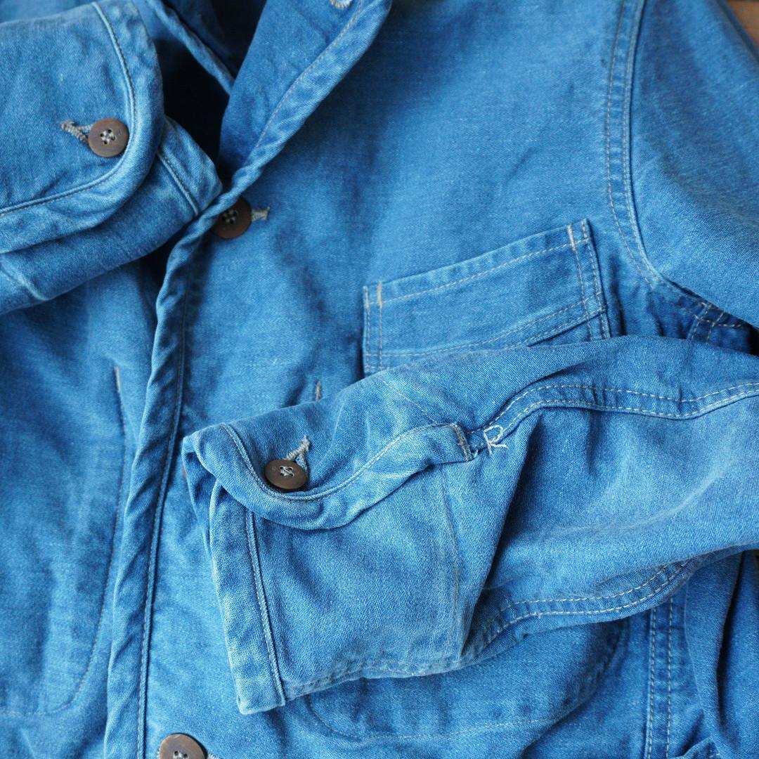 45rpm　デニムブルゾン　ヴィンテージ加工　b4