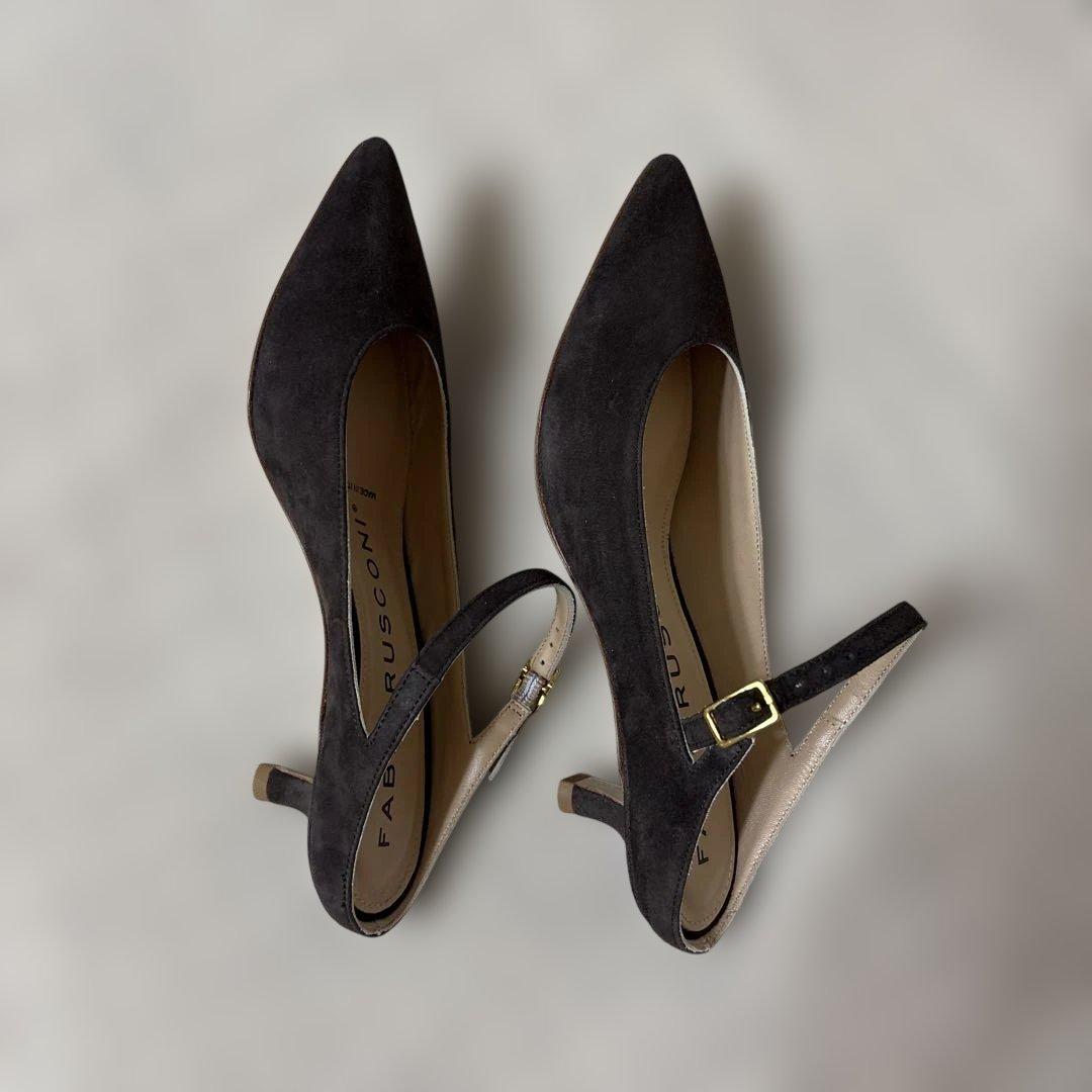 FABIO RUSCONI ブラウンミュール 35 【未使用】