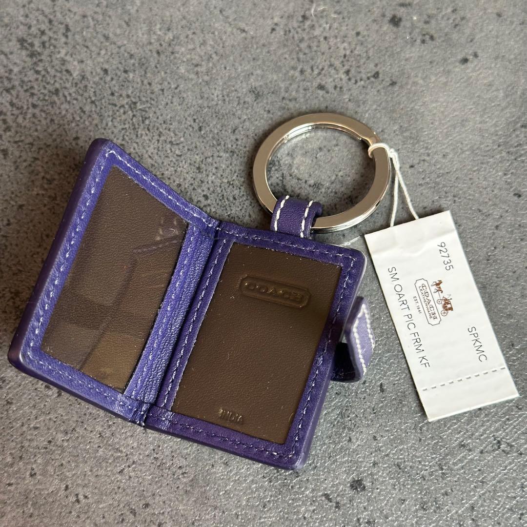 未使用タグ付✨COACH Op Art Picture Frame Charm