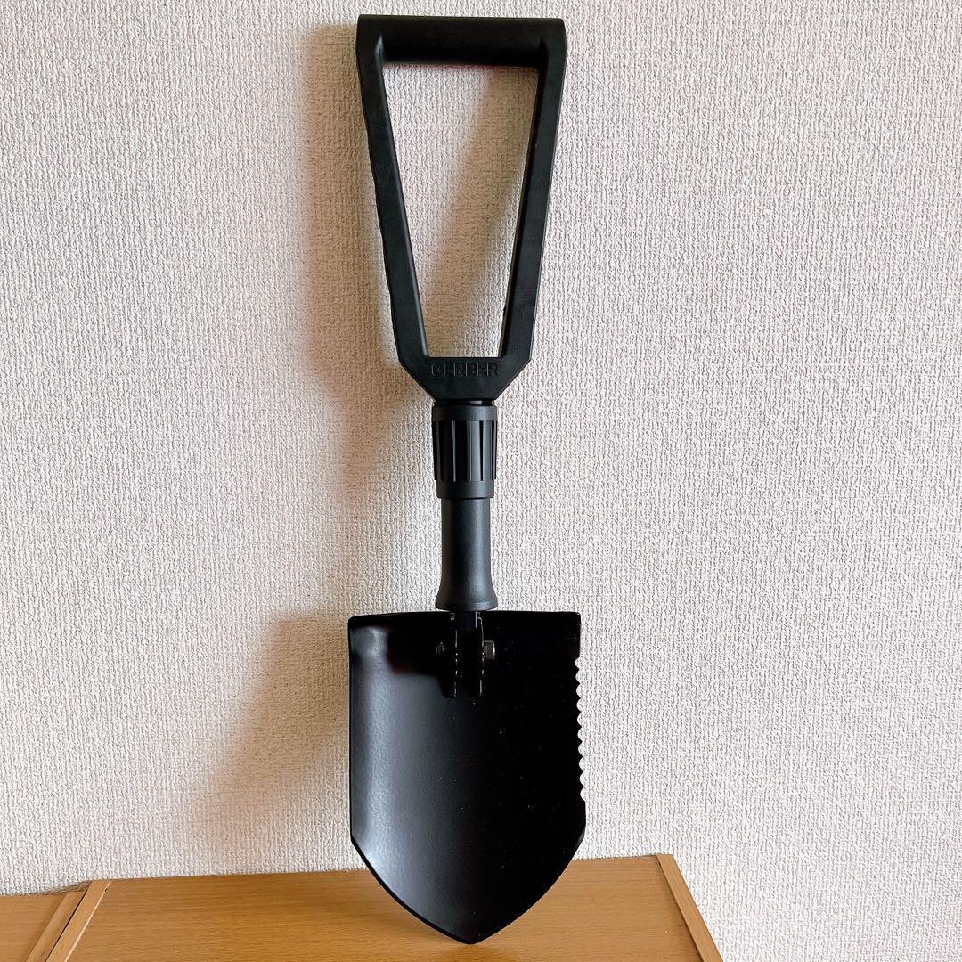 折りたたみシャベル E TOOL スコップ 黒 ガーデニング キャンプ ガーバー