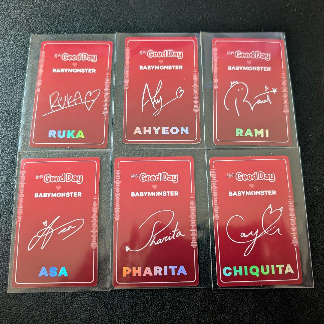 BABYMONSTER GoodDay コラボ トレカ 6種セット