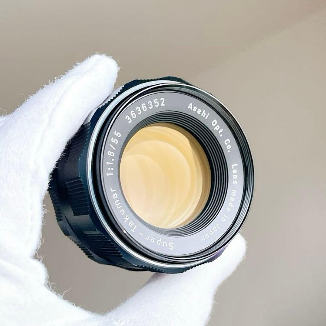 【分解清掃済み】 Super Takumar 55mm f1.8 後期型 M42