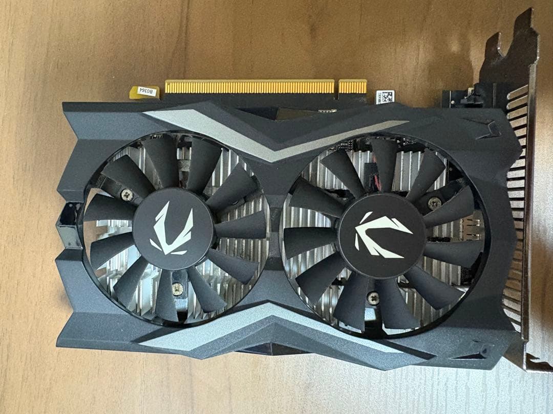 ZOTAC GeForce GTX1650 4GB GDDR6 動作チェック済み