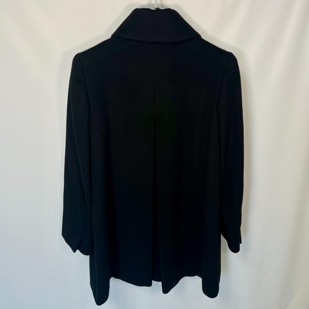 23区　Aライン ウールコート ロロピアーナ 黒　Mサイズ