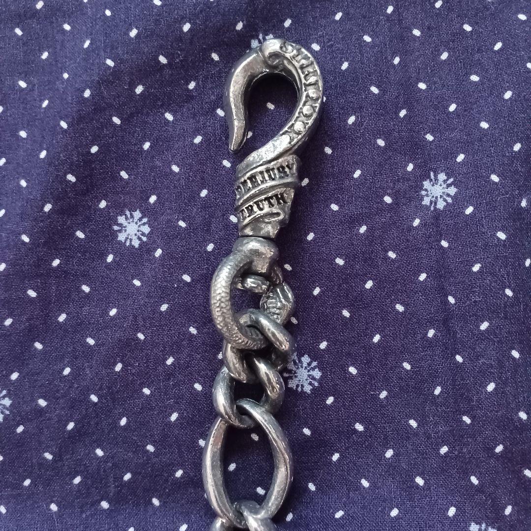 STRIXXXのケルト&コブラ1stモデルウォレットチェーン60cm 253g