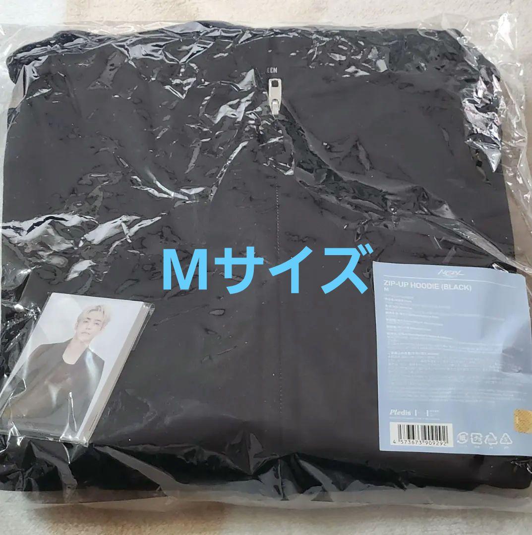 SEVENTEEN NEW セブチ フーディー Mサイズ ブラック トレカ付き