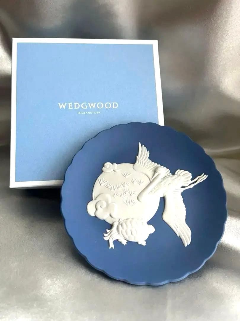 【未使用】稀少★ウェッジウッド　ジャスパーフェスティバルトレイ　ニューイヤー