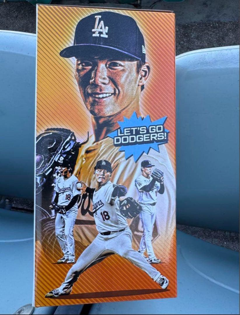 山本由伸　バブルヘッド　来場者限定　スタジアム配布　ドジャース