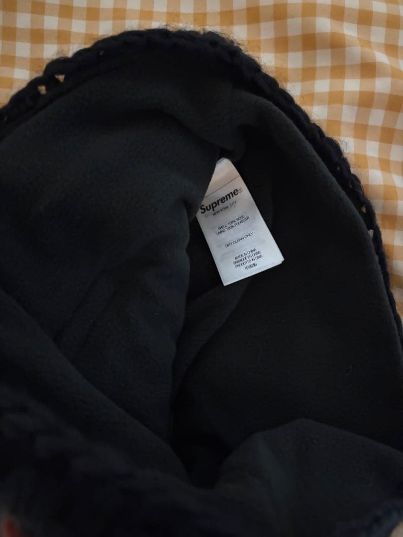 帽子 Supreme Crochet Beanie Black