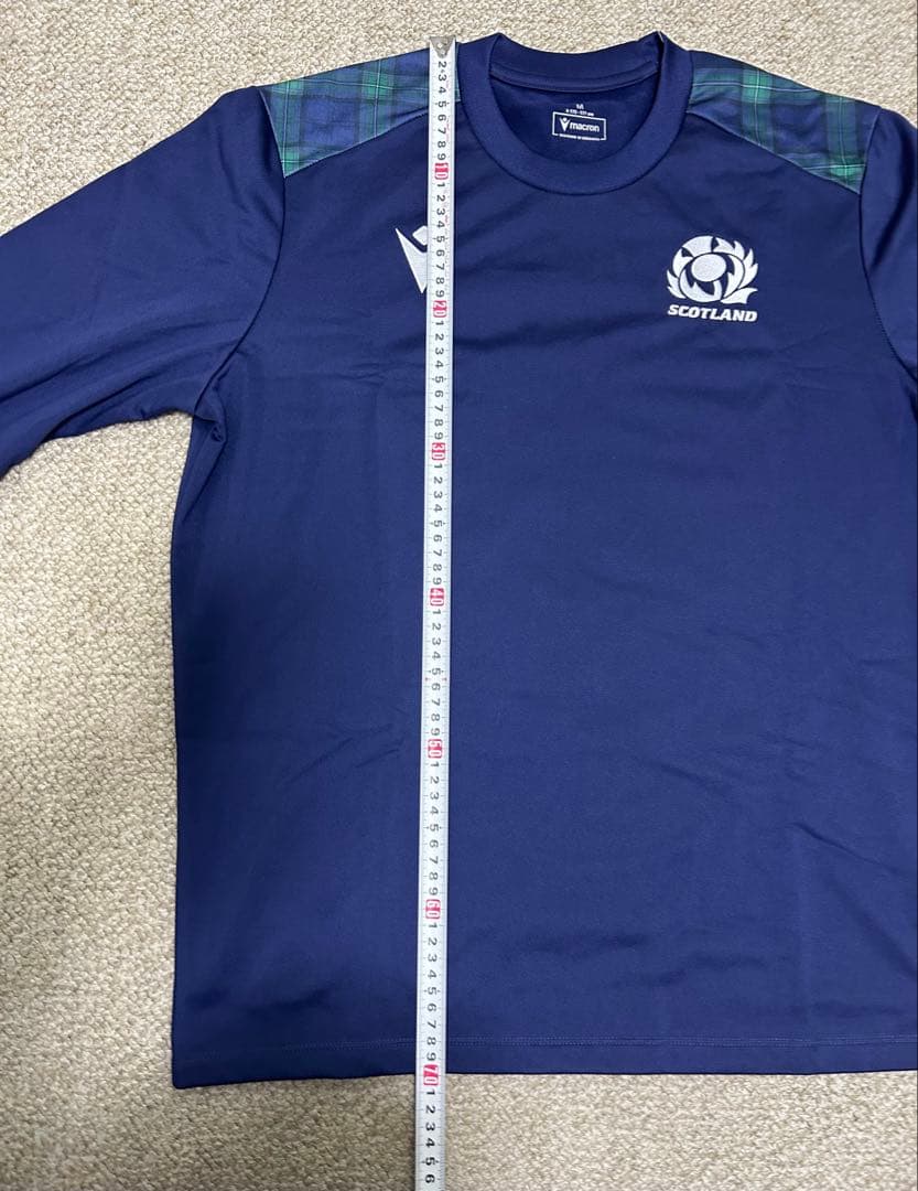 【新品未使用】ラグビー　スコットランド代表　長袖トレーニングシャツ　M