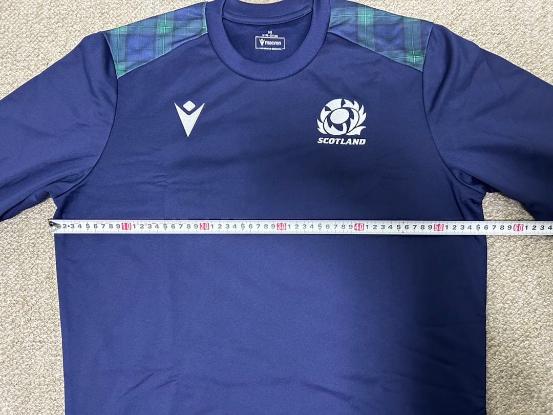 【新品未使用】ラグビー　スコットランド代表　長袖トレーニングシャツ　M