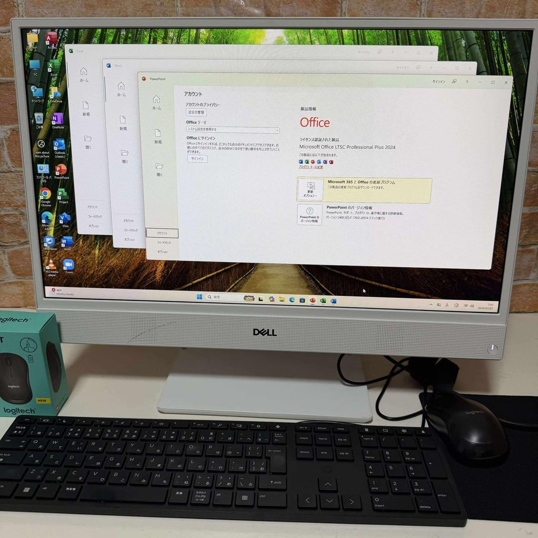 DELLデスクトップPC フルHD Windows11Pro オフィス2024年