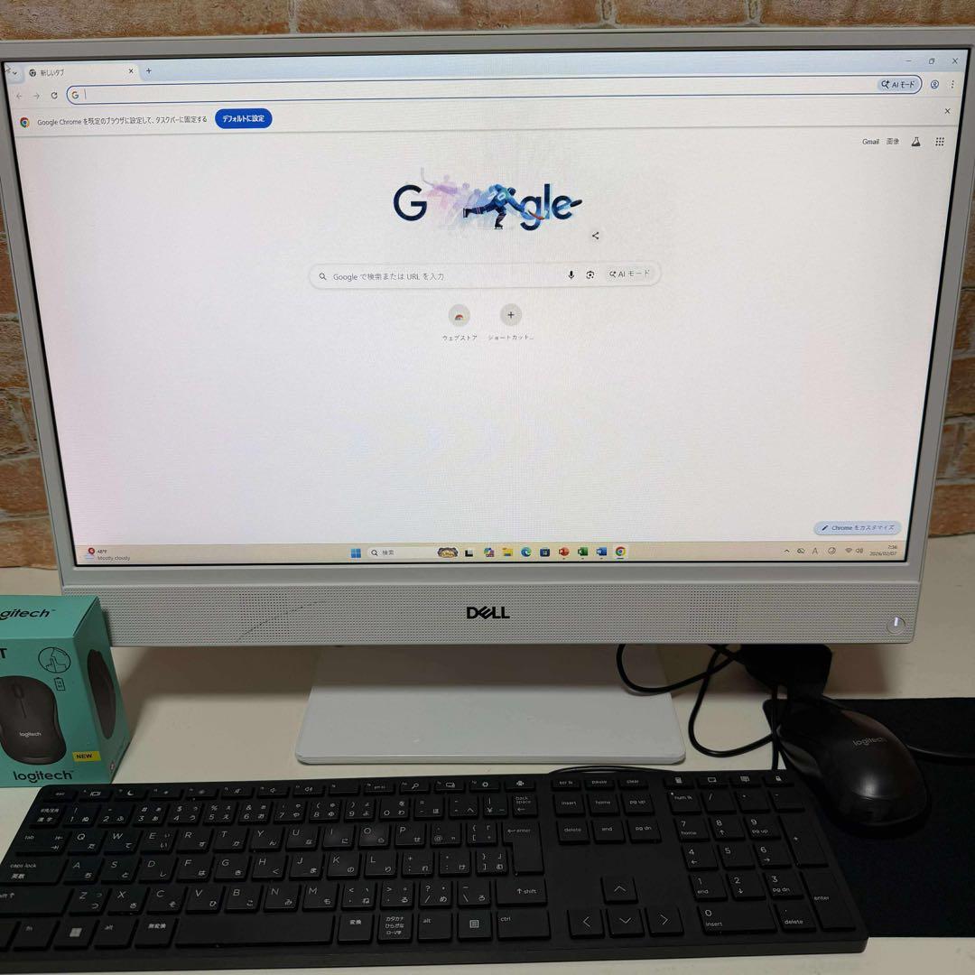 DELLデスクトップPC フルHD Windows11Pro オフィス2024年