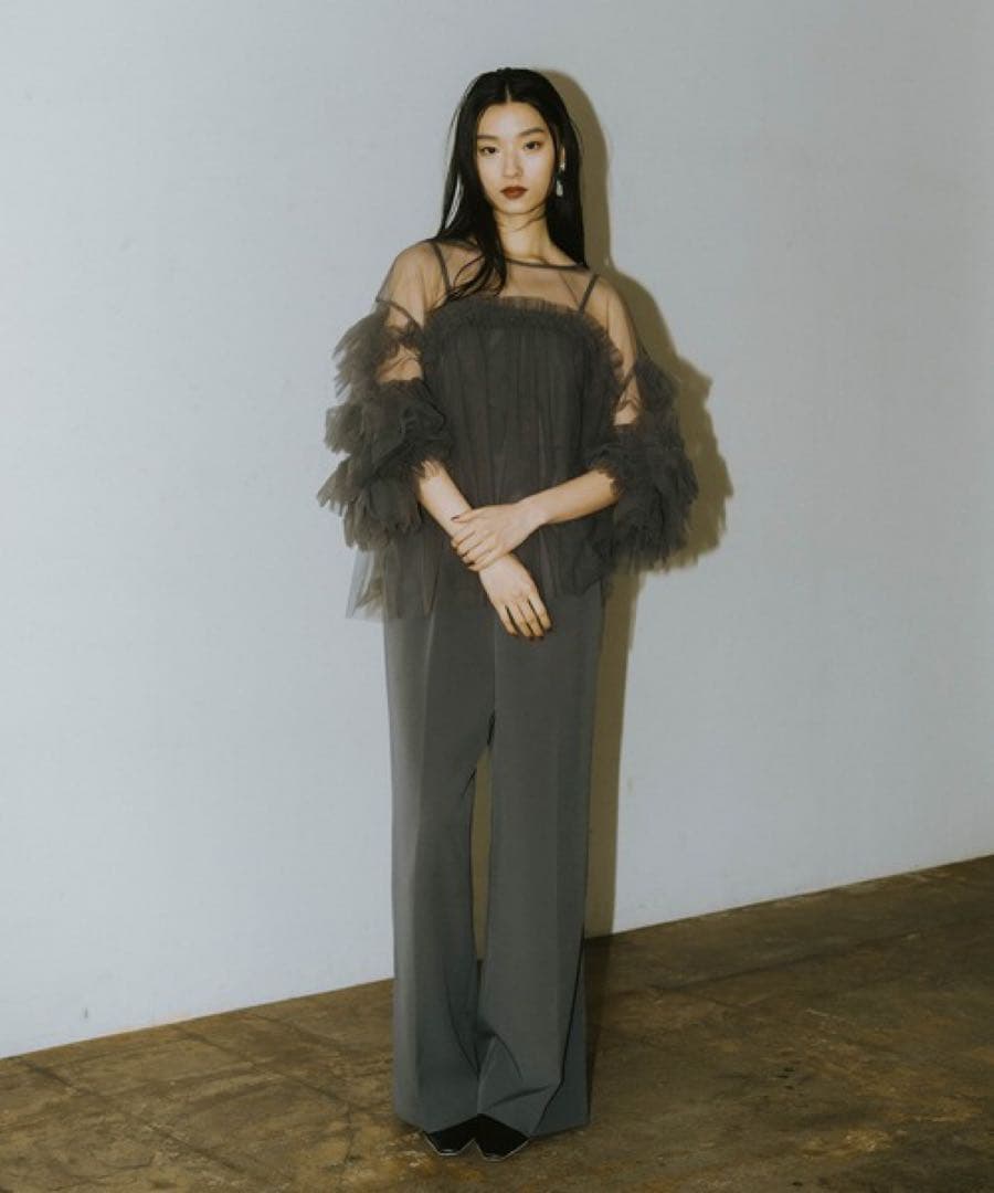 all in one × decorative tulle tops 即日発送‼️