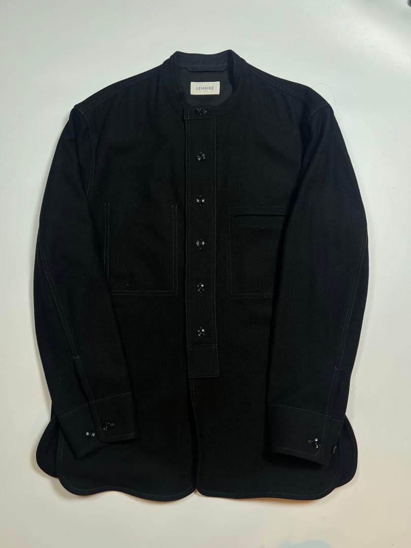 ジャケット・アウター LEMAIRE LIGHT FELTED WOOL LONG OVERSHIRT